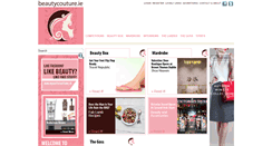 Desktop Screenshot of beautycouture.ie