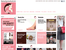 Tablet Screenshot of beautycouture.ie